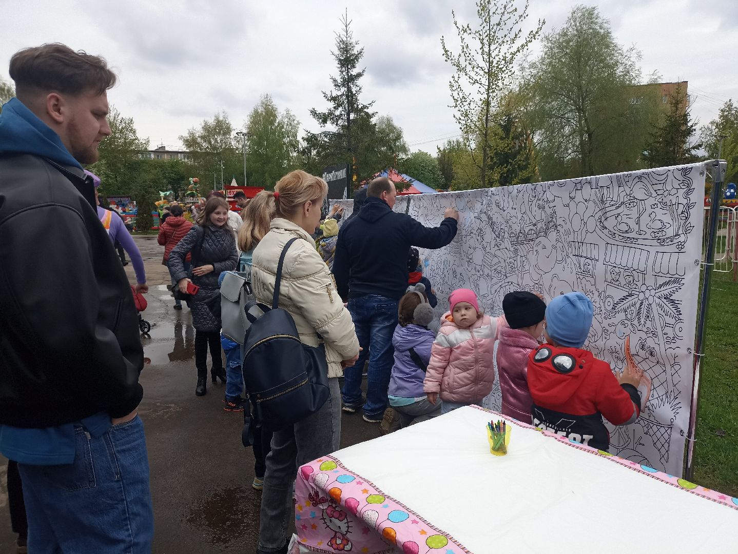 Серпухов, Подмосковье, первомай, парк, семья, дети