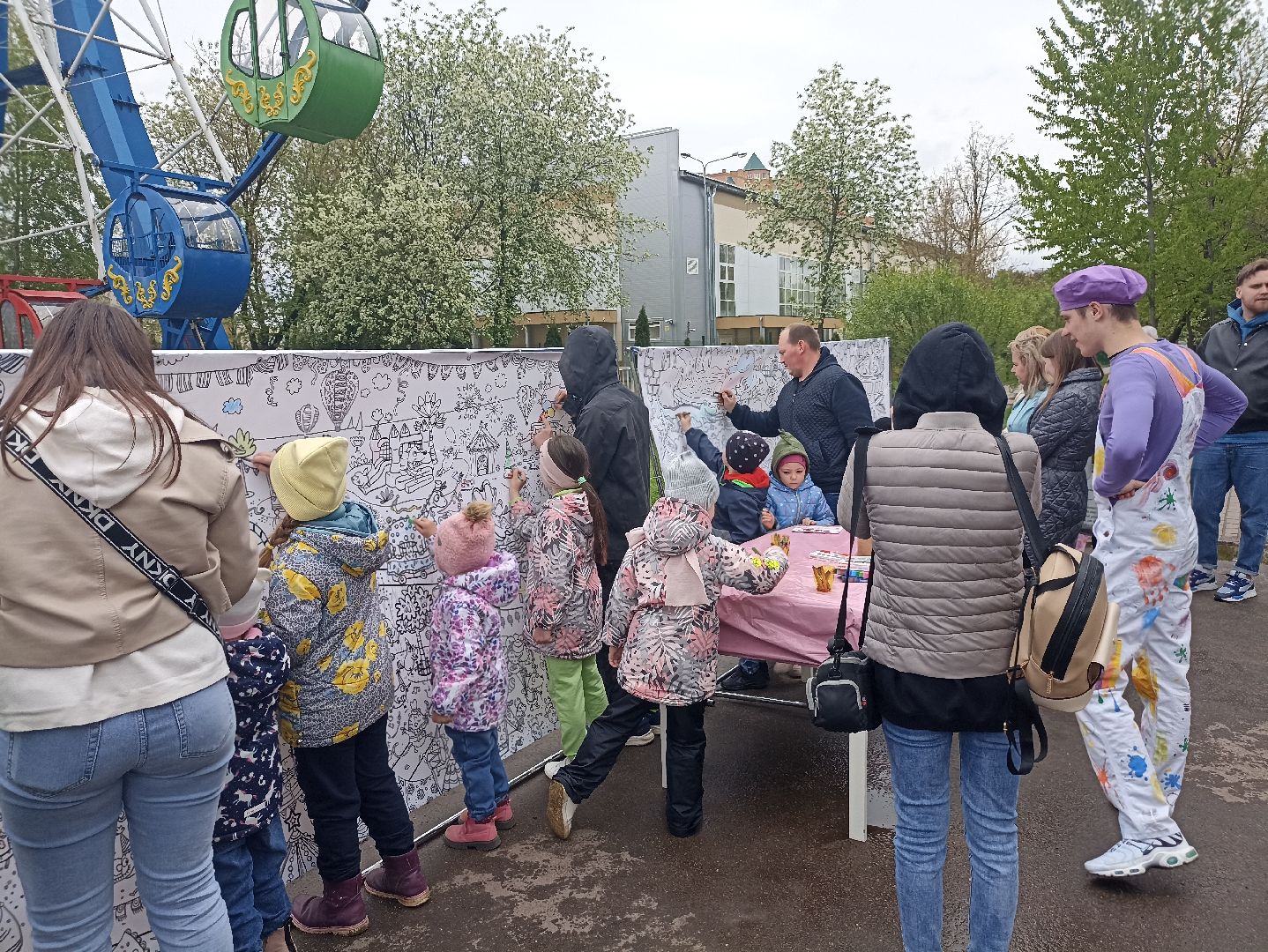 Серпухов, Подмосковье, первомай, парк, семья, дети