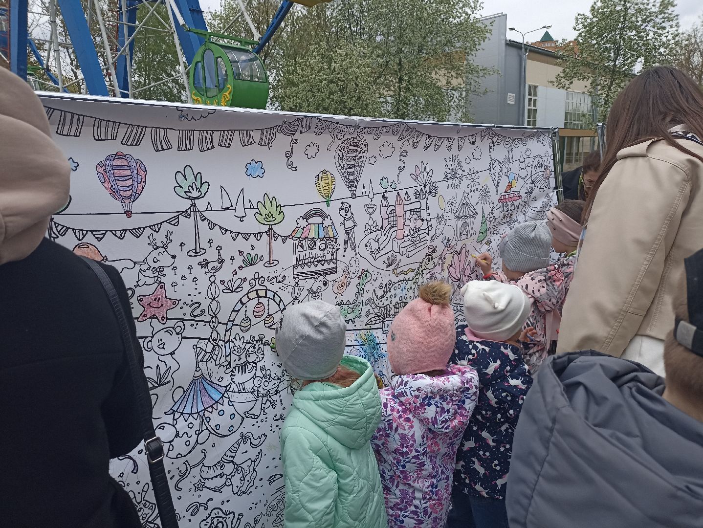 Серпухов, Подмосковье, первомай, парк, семья, дети