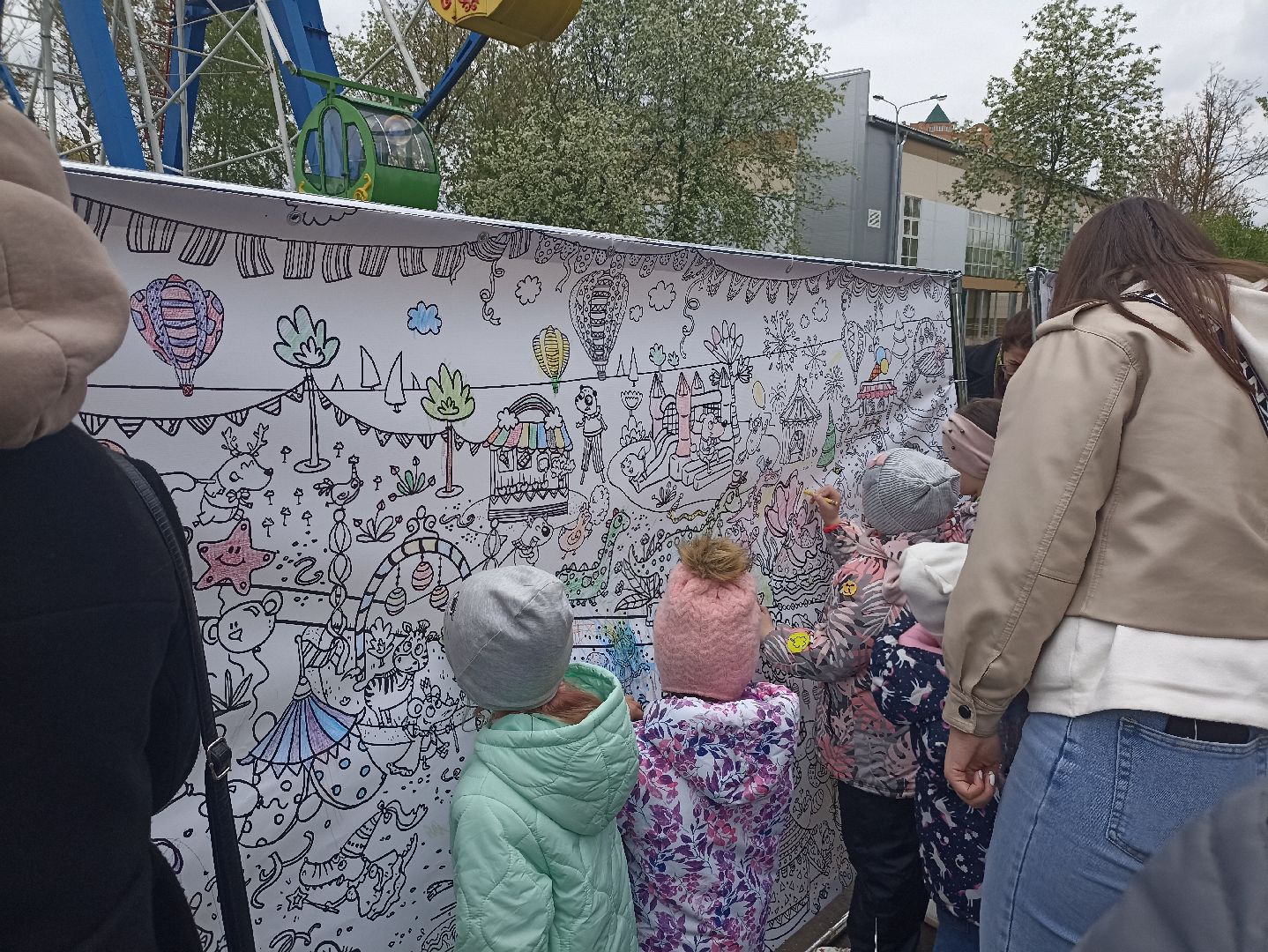 Серпухов, Подмосковье, первомай, парк, семья, дети