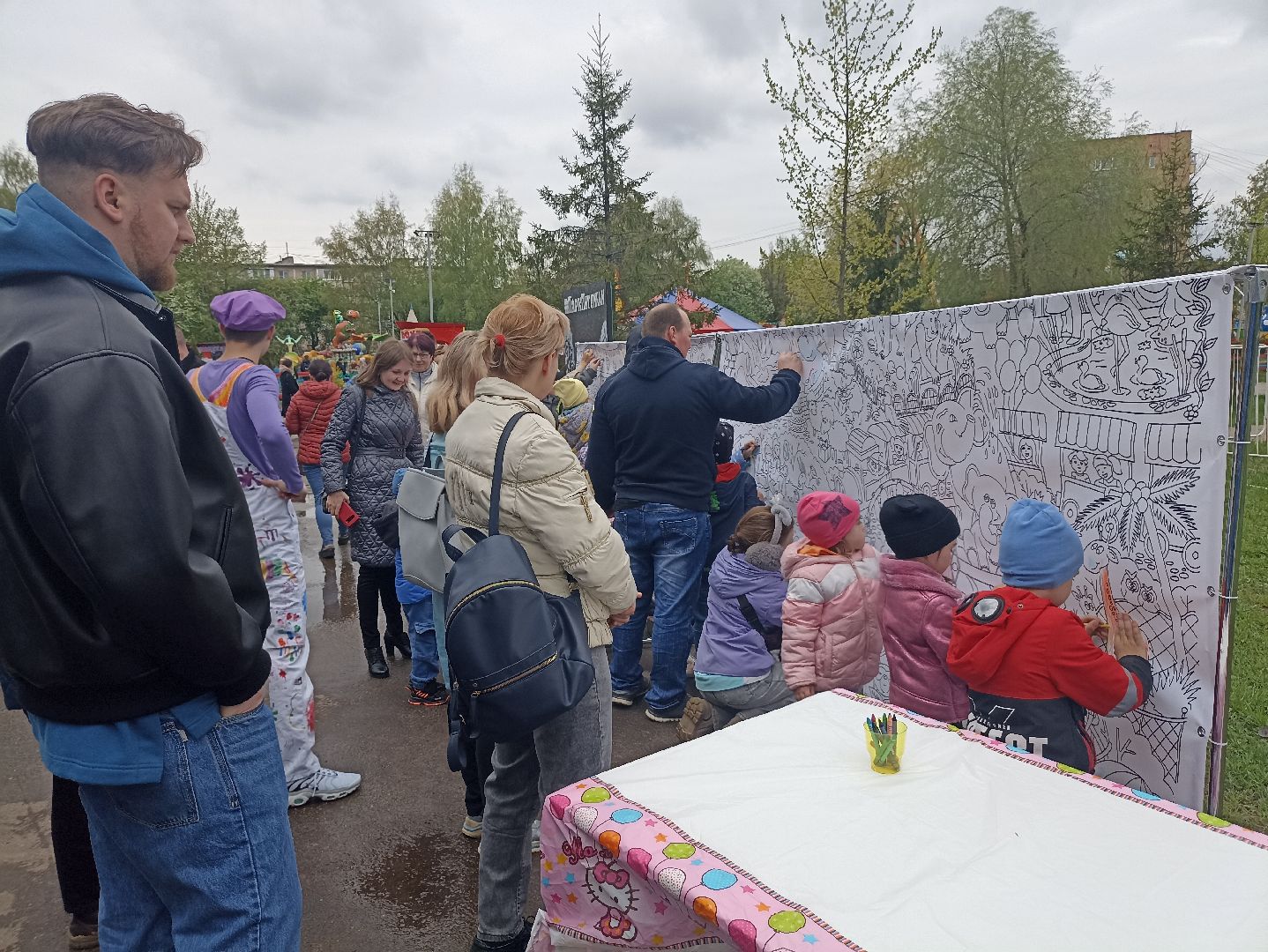 Серпухов, Подмосковье, первомай, парк, семья, дети