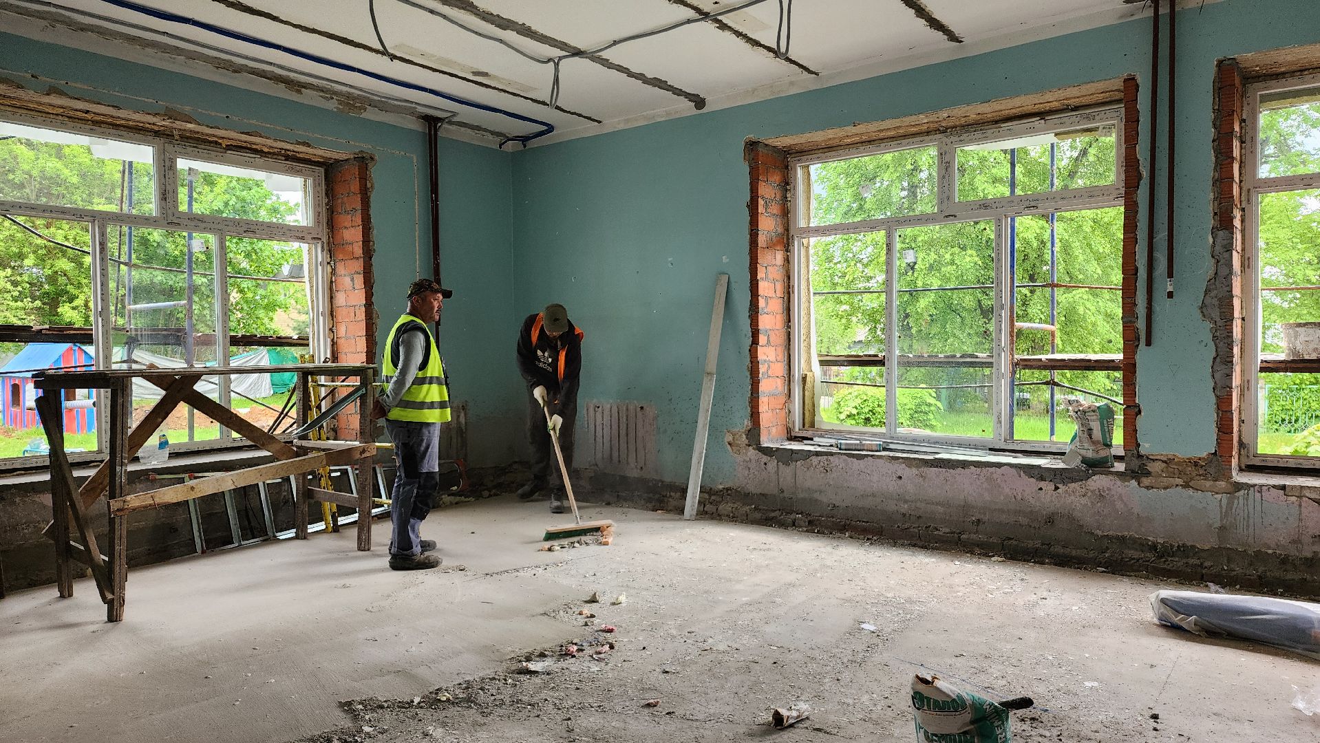 детский сад,  капремонт, домодедово, полянка, подмосковье,