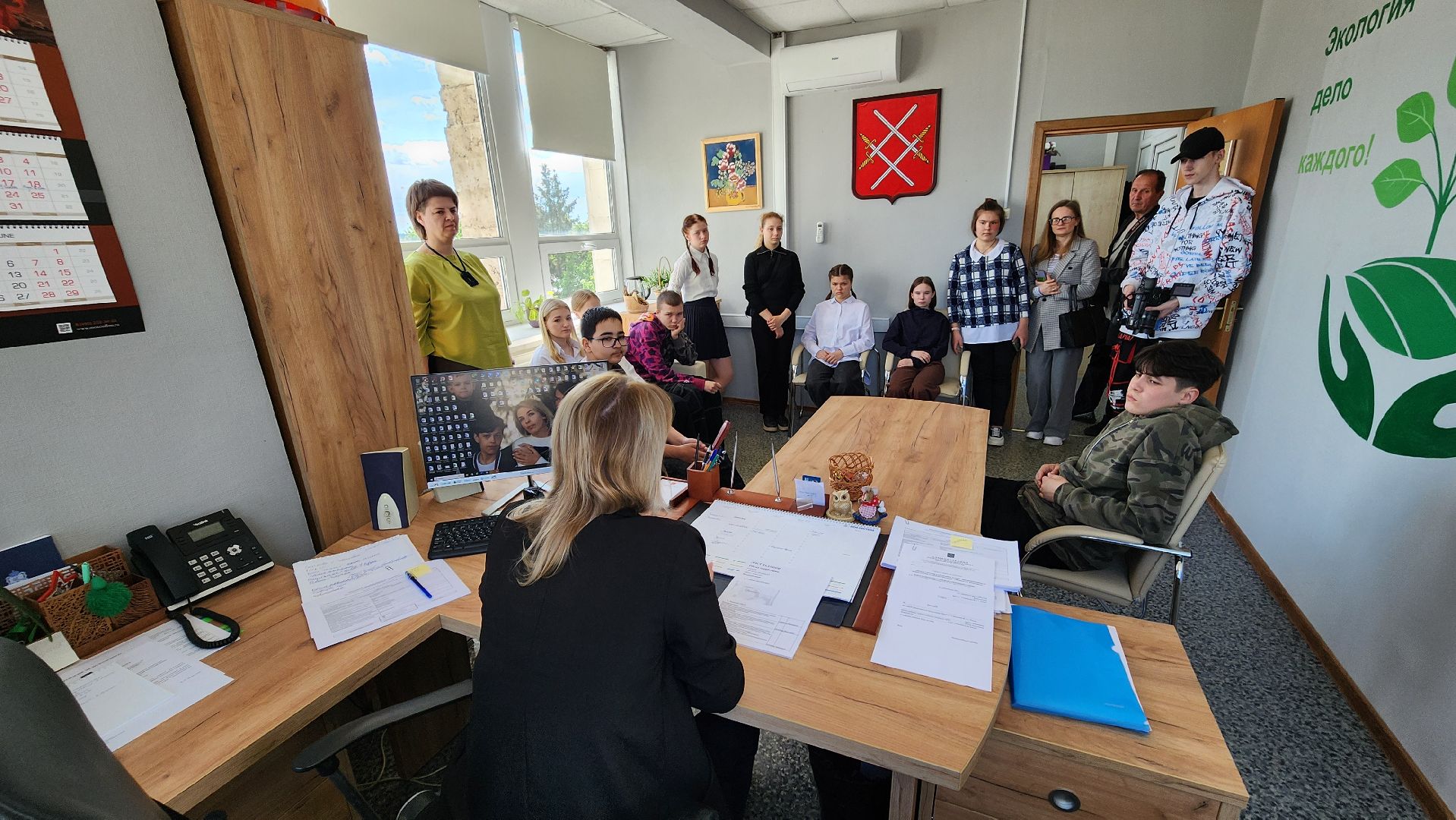 профориентация для школьников, руза, экскурсия по администрации, созвездие,