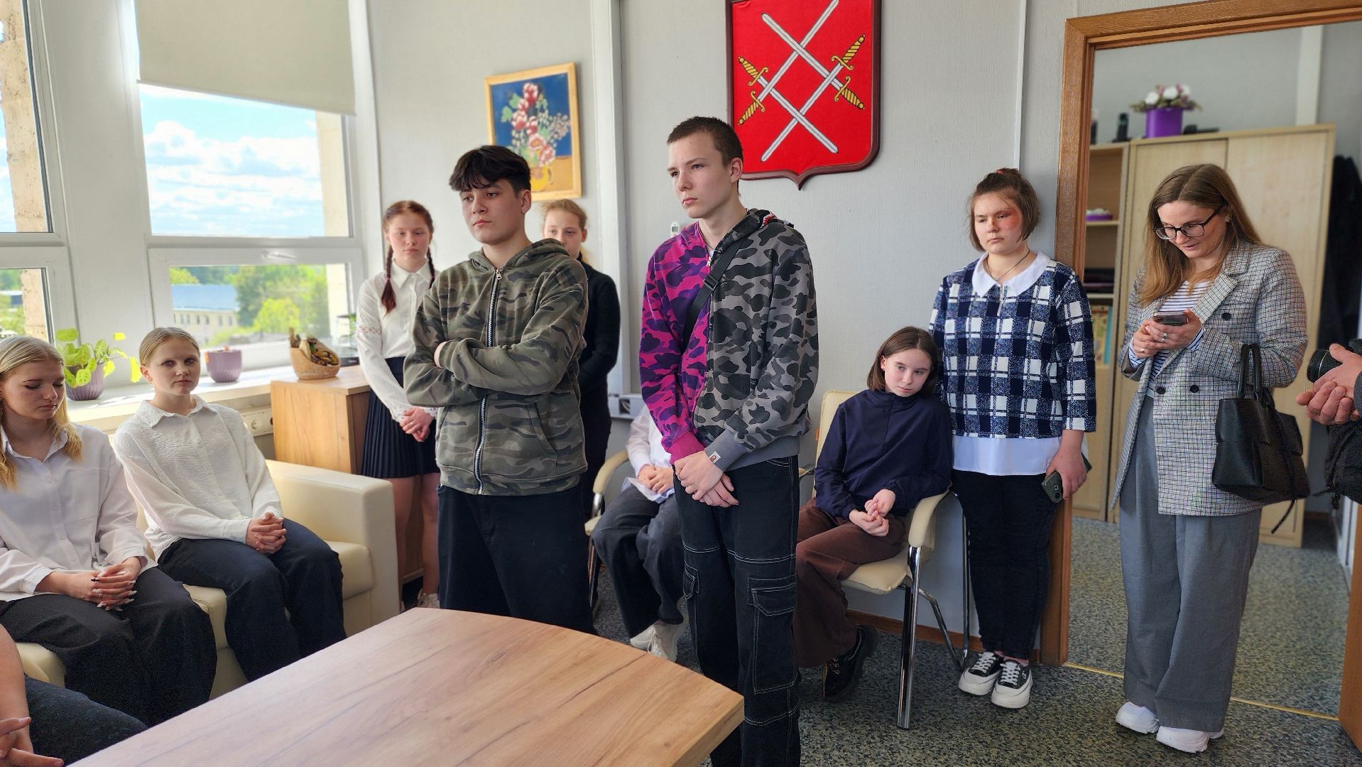 профориентация для школьников, руза, экскурсия по администрации, созвездие,