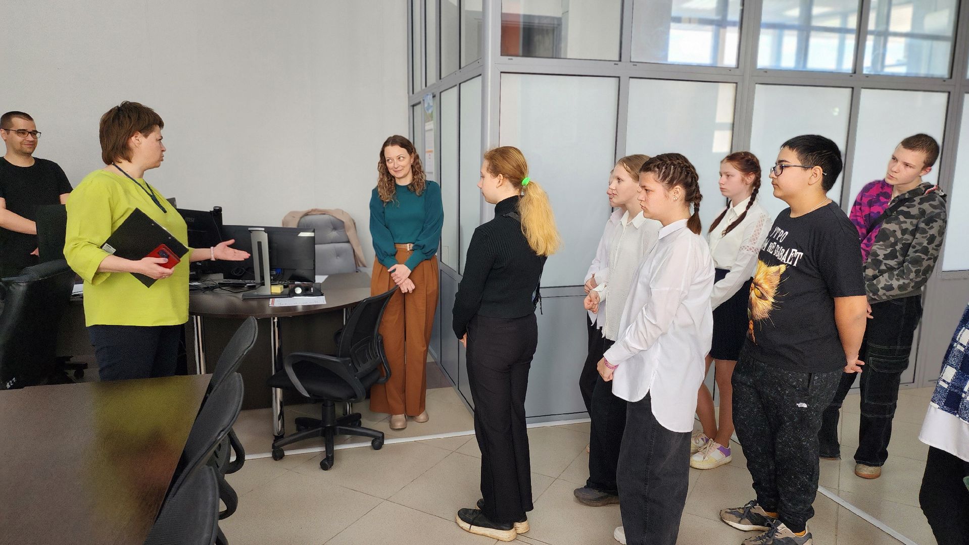 профориентация для школьников, руза, экскурсия по администрации, созвездие,