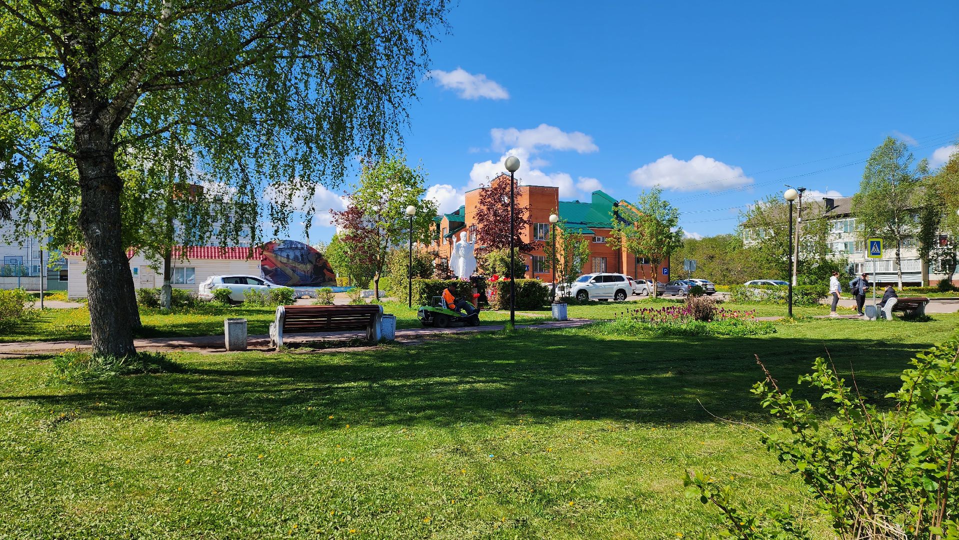 истра, благоустройство, покос травы,