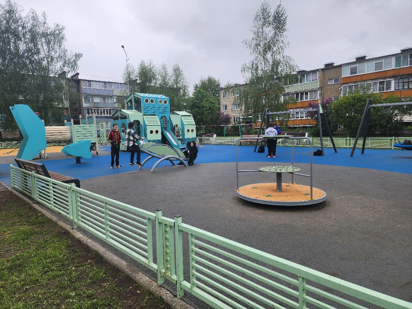 Зарайск, Мендюкино, Благоустройство двора,