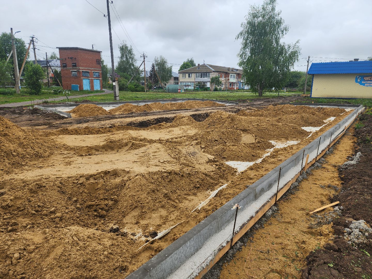 Зарайск, Мендюкино, Благоустройство двора,