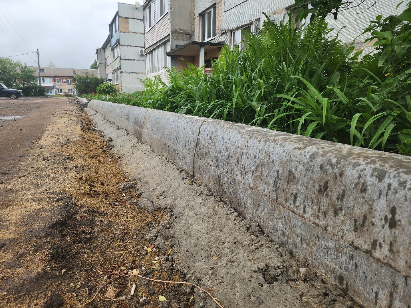 Зарайск, Мендюкино, Благоустройство двора,