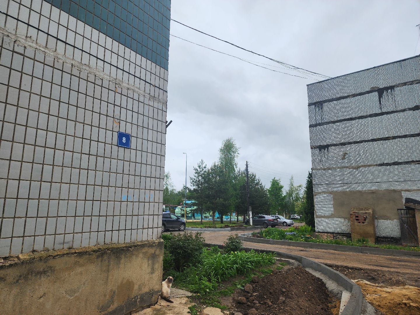 Зарайск, Мендюкино, Благоустройство двора,