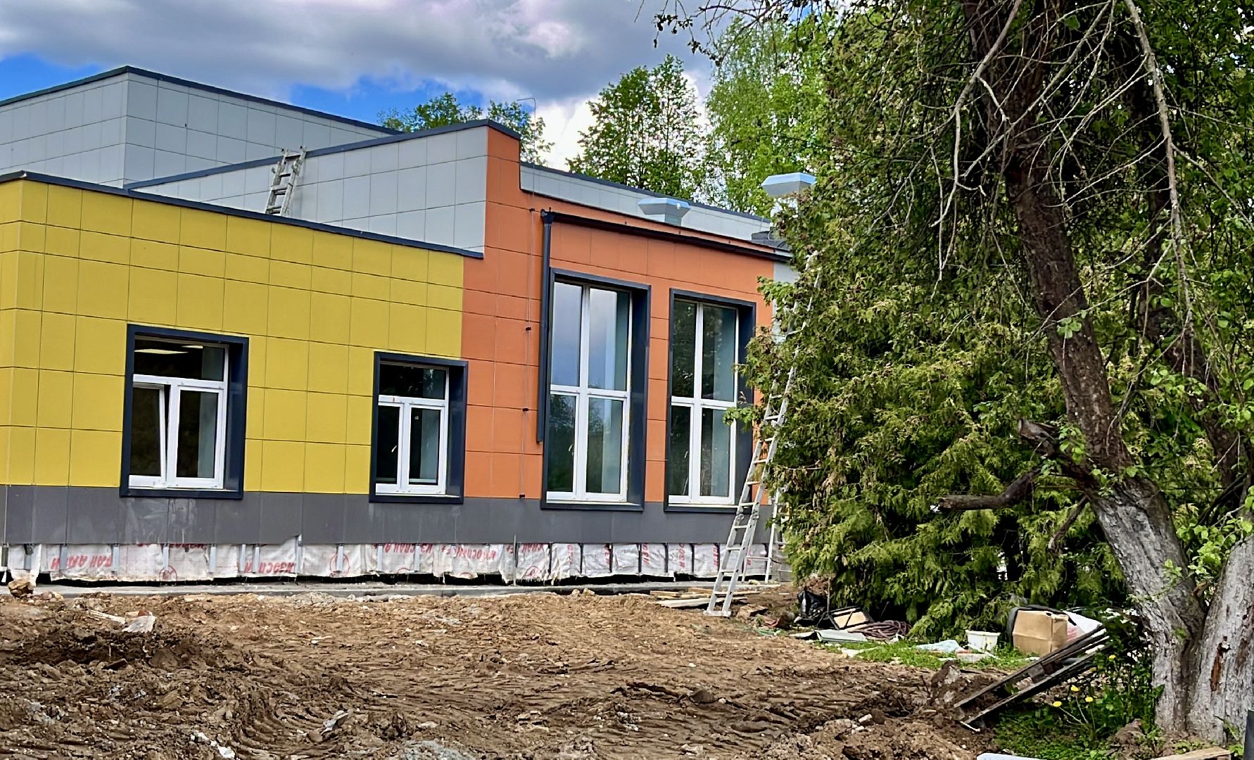 наро-фоминский городской округ, васильчиново, капитальный ремонт школы ,