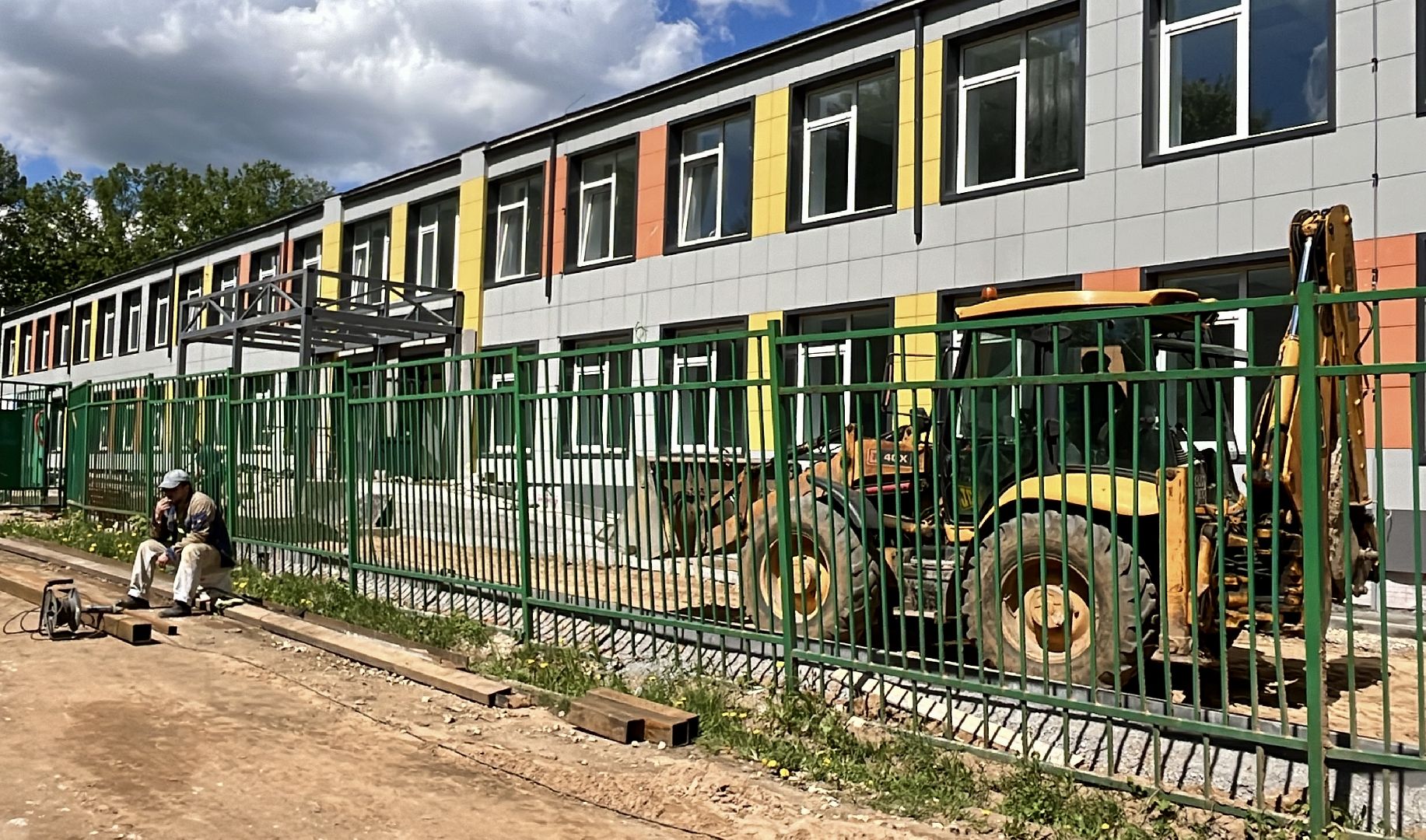 наро-фоминский городской округ, васильчиново, капитальный ремонт школы ,