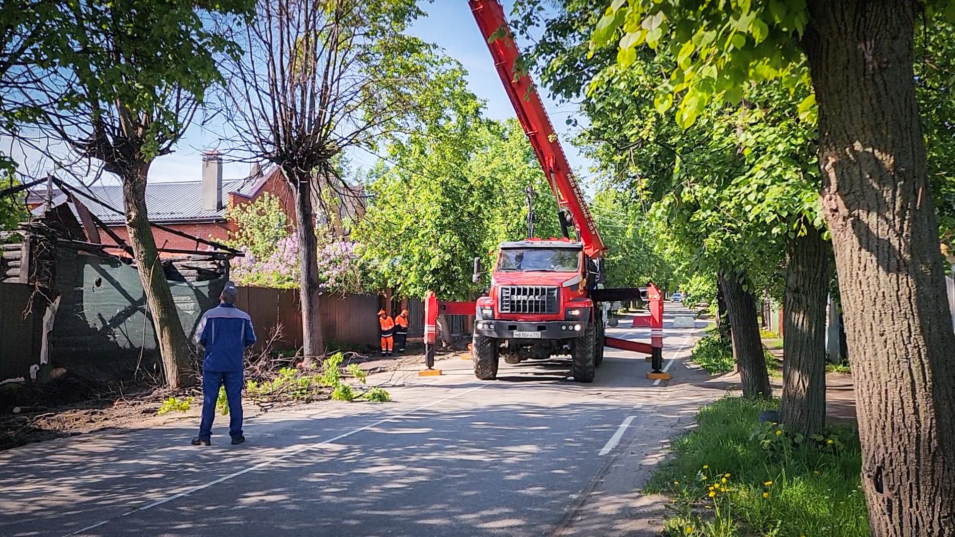 бронницы, опиловка деревьев, благоустройство ,