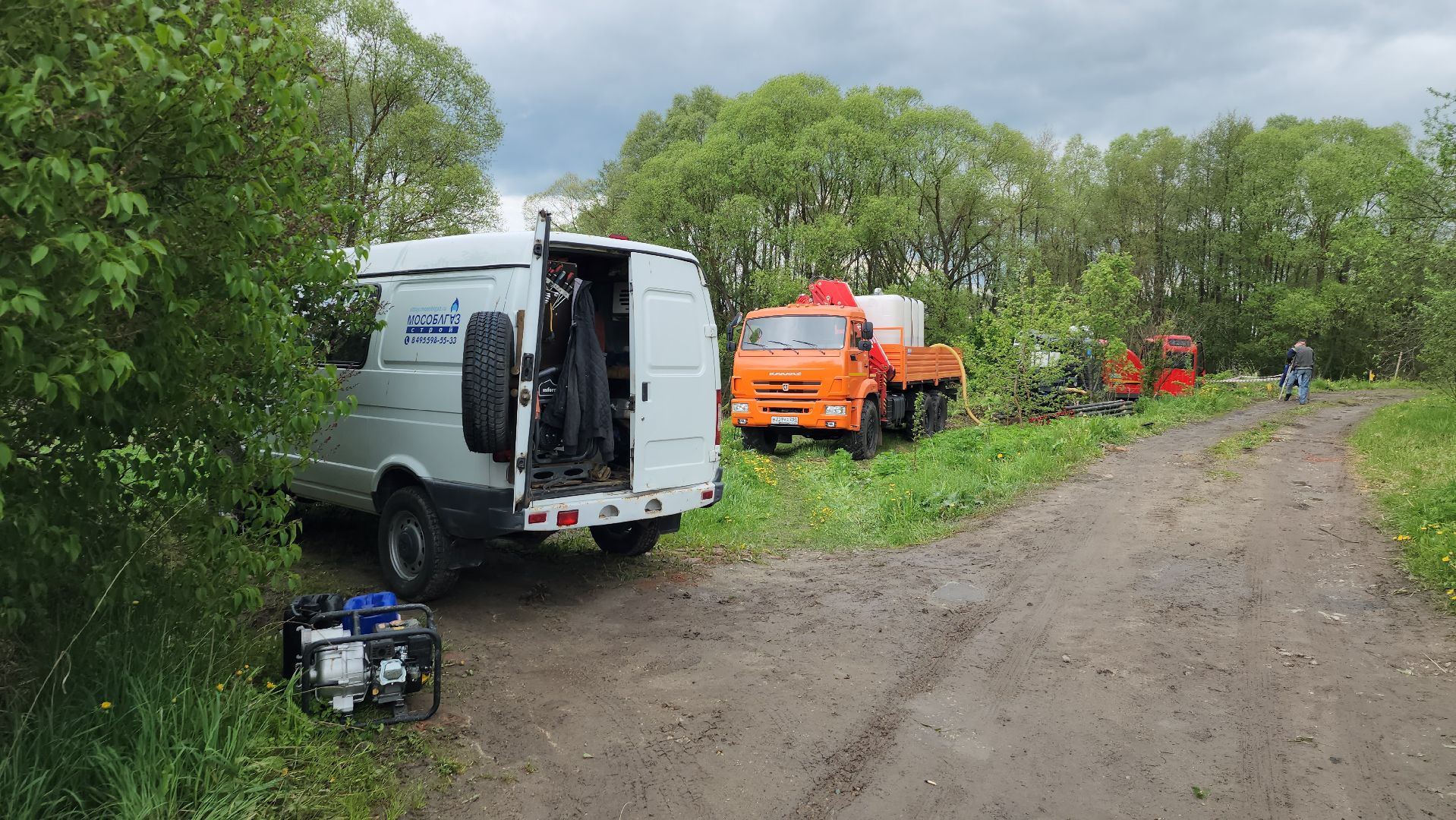 серпухов, газификация деревни, деревня калугино,