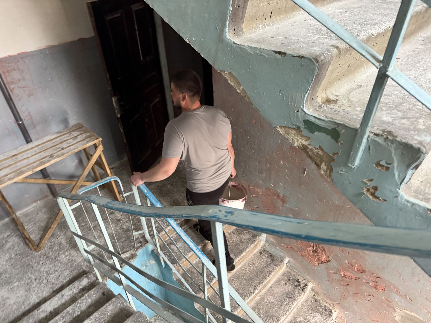 шаховская, ремонт подъездов, ремонт подъезда,