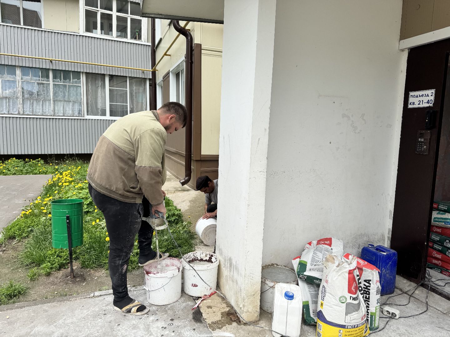 шаховская, ремонт подъездов, ремонт подъезда,