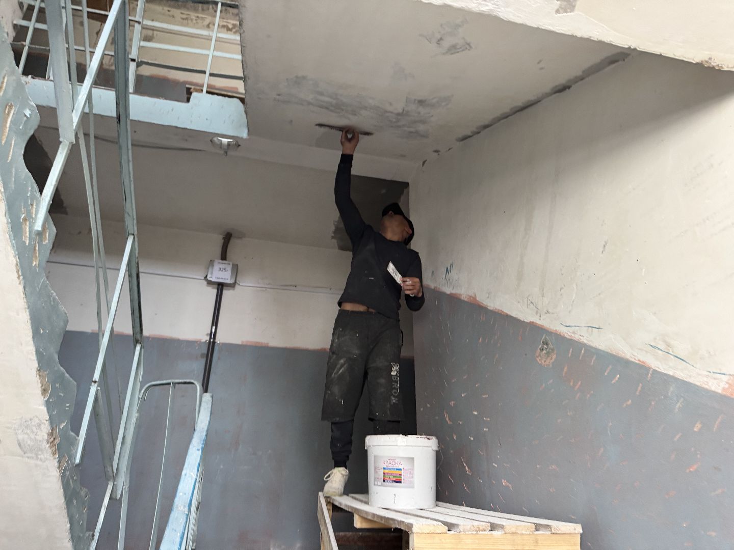 шаховская, ремонт подъездов, ремонт подъезда,