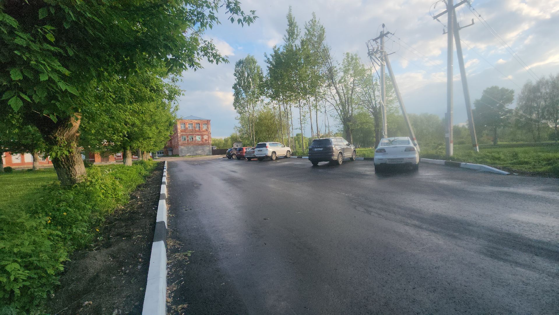 парк, павловский посад, парковка,