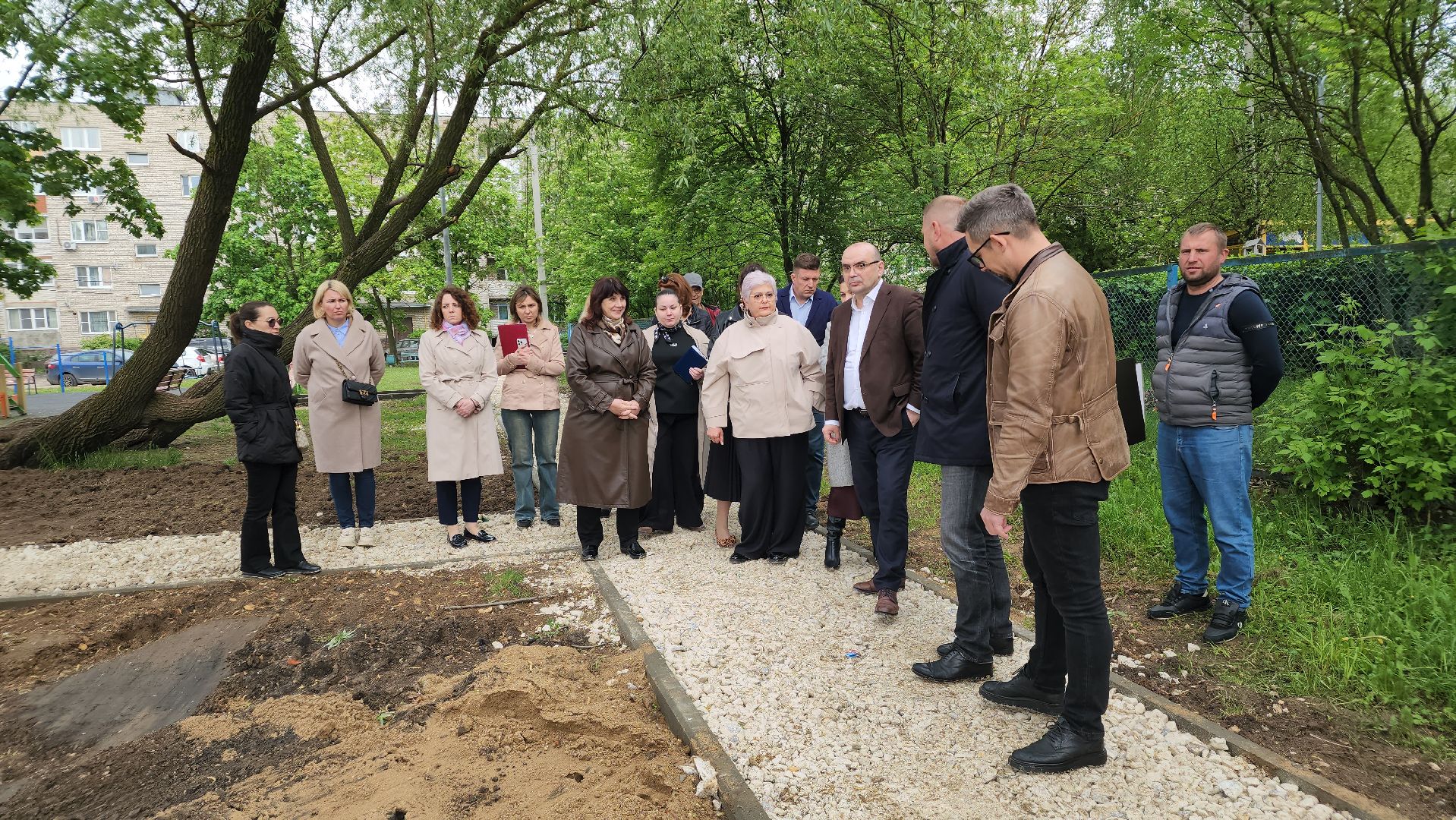 благоустройство, благоустройство двора, лосино-петровский,