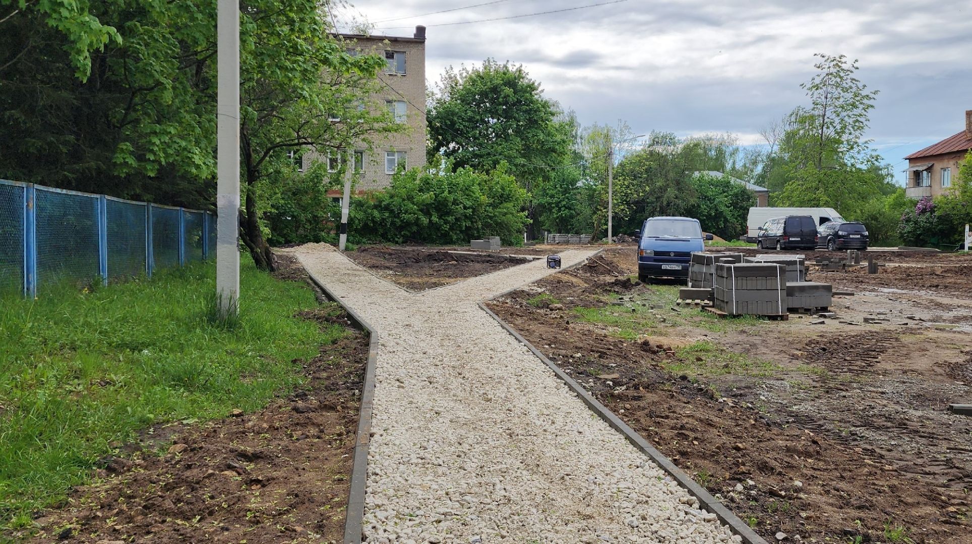 благоустройство, благоустройство двора, лосино-петровский,