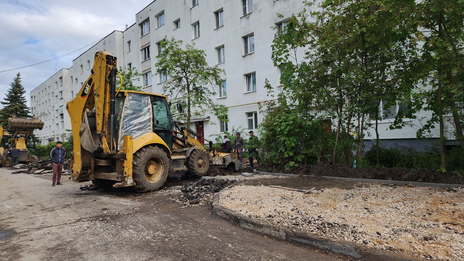 благоустройство, благоустройство двора, лосино-петровский,