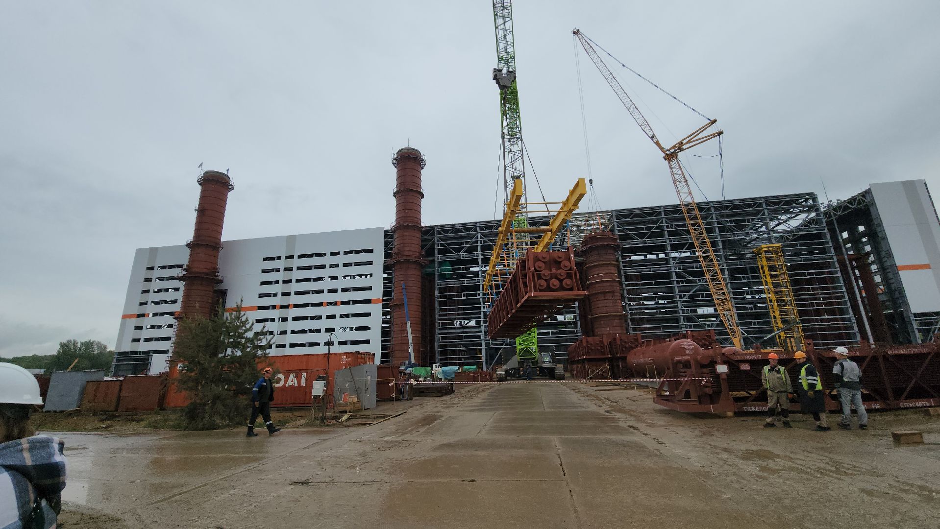 кашира, строительство, электростанция, каширская грэс, турбина, генератор,
