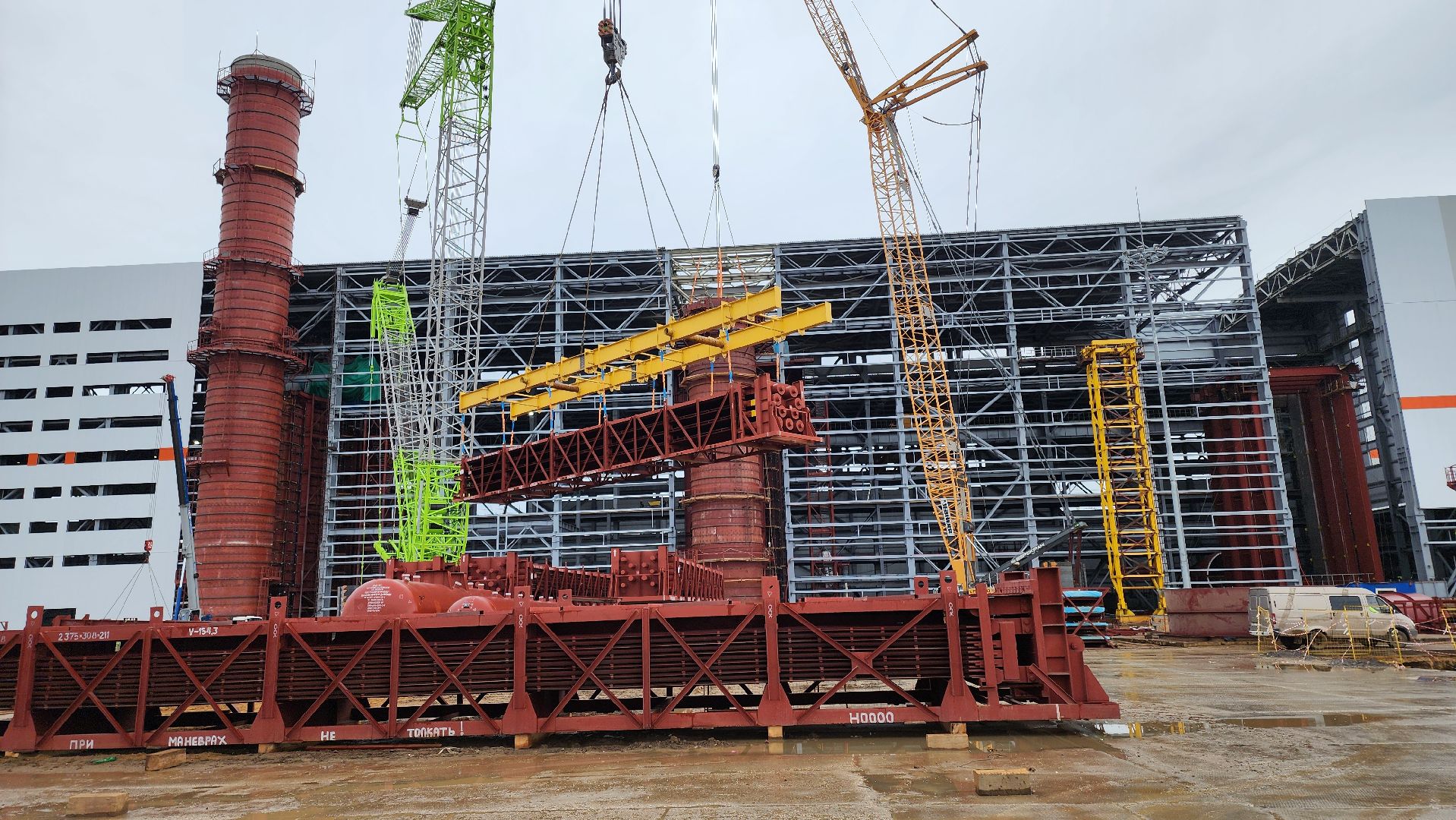 кашира, строительство, электростанция, каширская грэс, турбина, генератор,