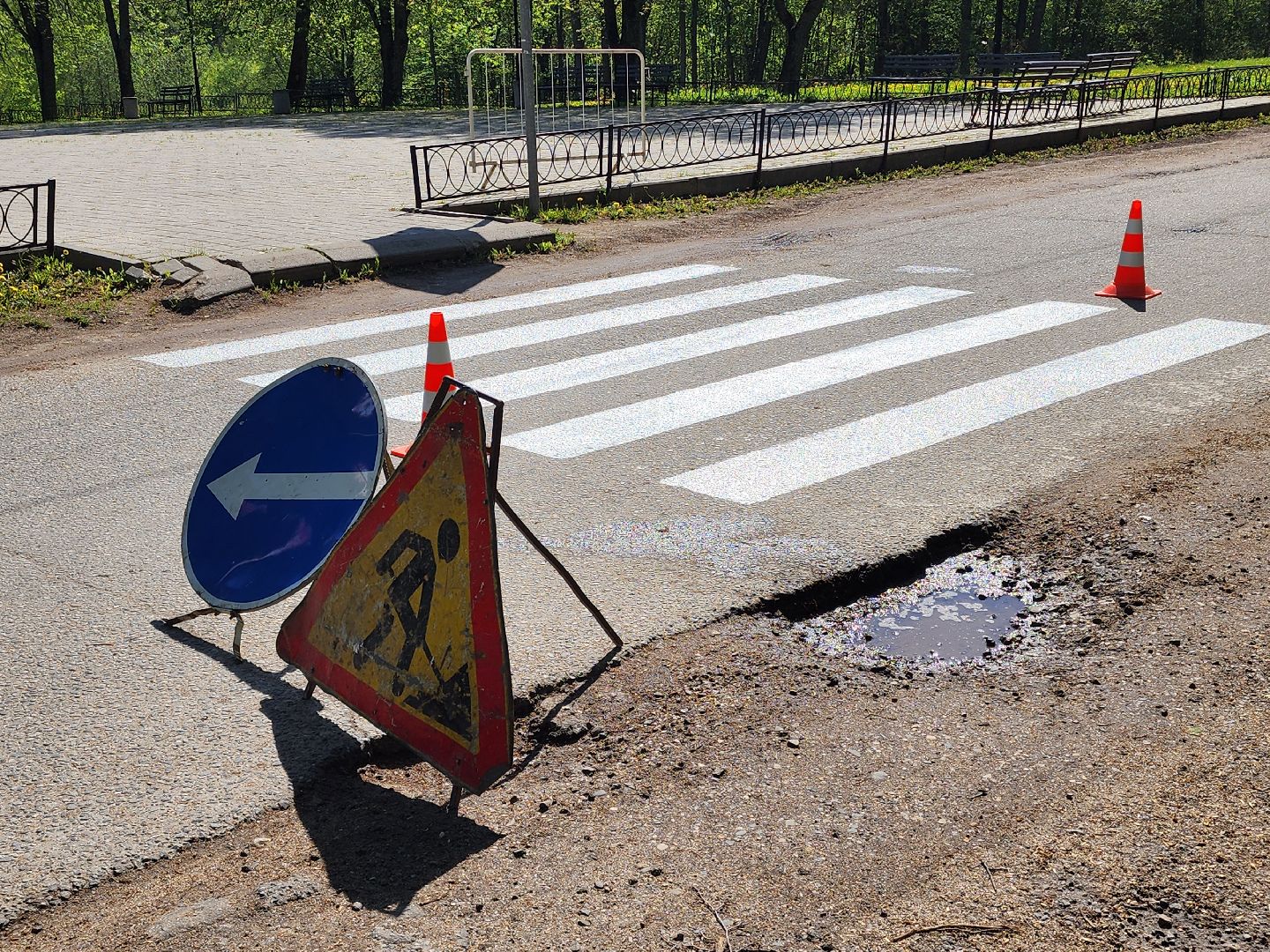 сергиево-посадский городской округ, абрамцево, хотьково, пешеходный переход, благоустойство,