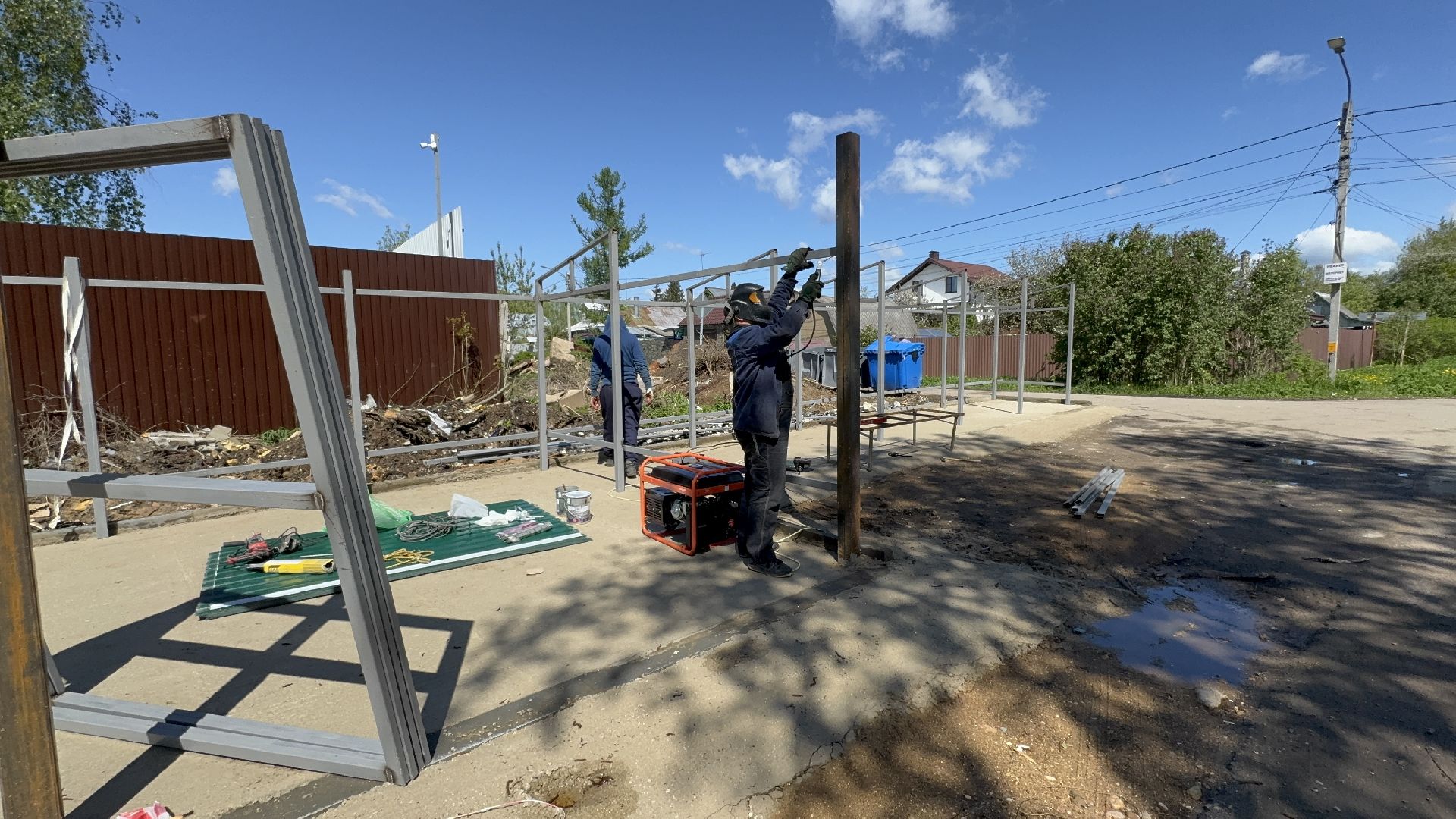 солнечногорск, контейнерная площадка, модернизация, работы, жители,