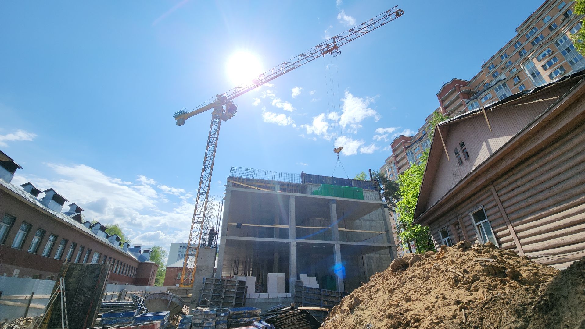 красногорск , строительство , психдиспансер,