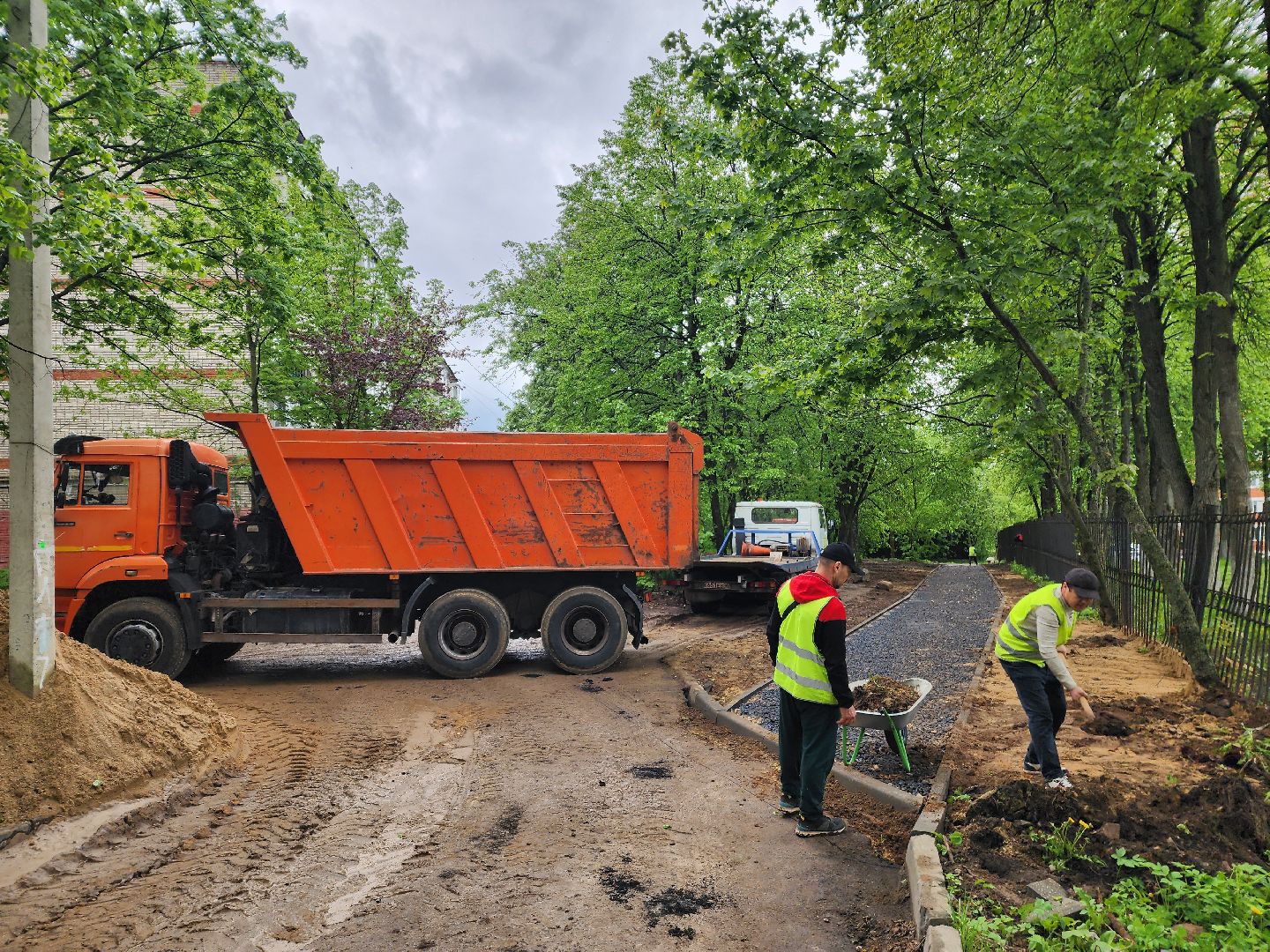 красноармейск, городской округ пушкинский, новый тротуар, пешком в подмосковье,