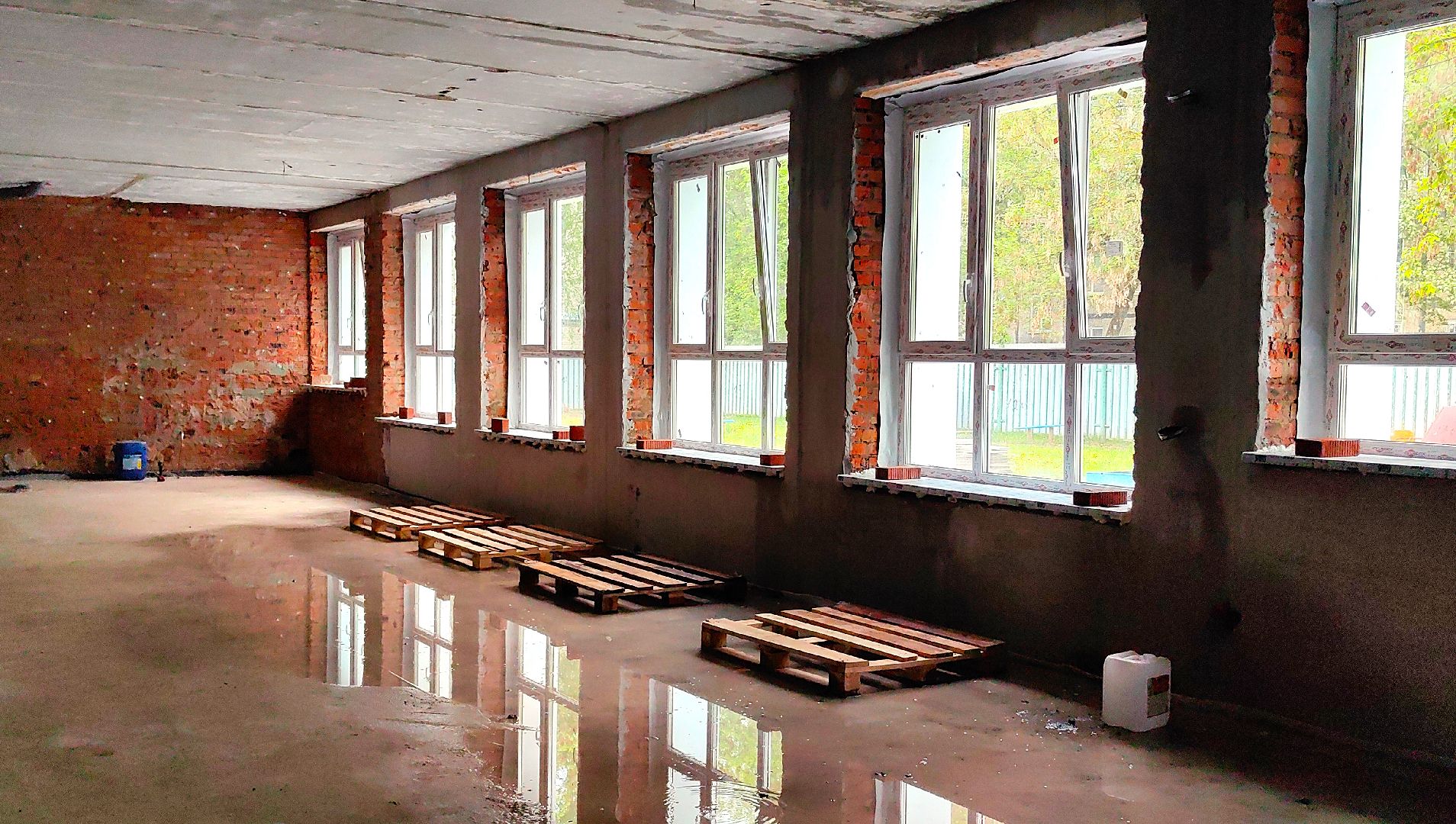 детский сад, капремонт, окна, фасад, демонтаж,