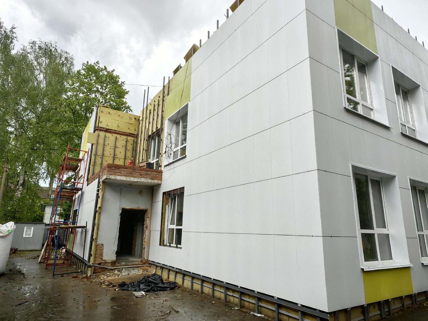 детский сад, капремонт, окна, фасад, демонтаж,