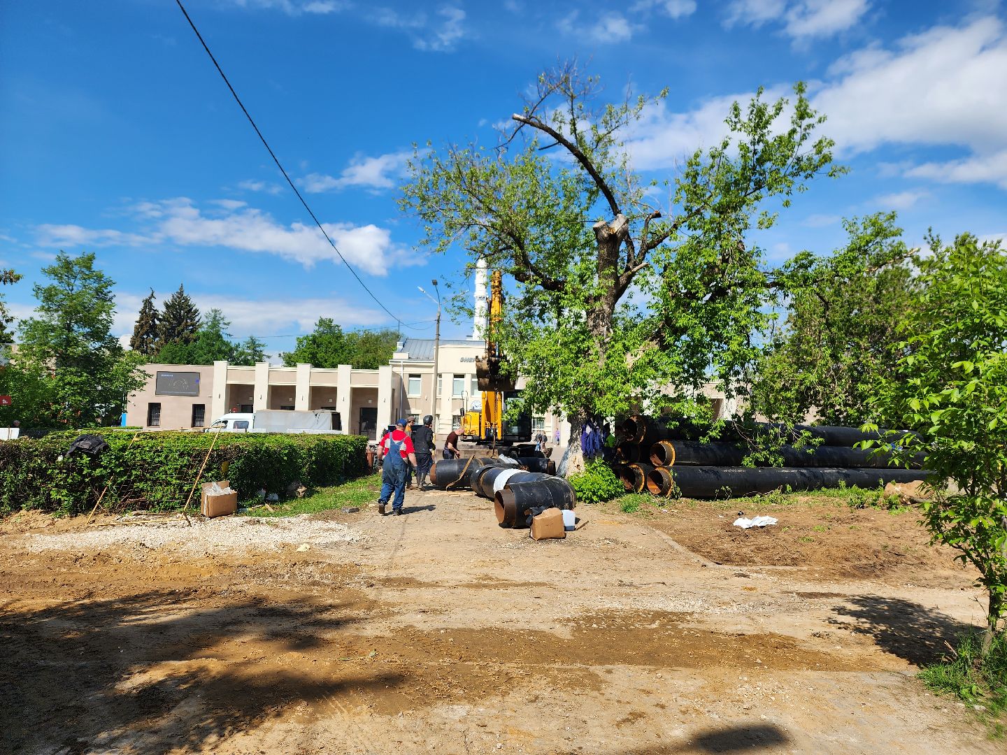 королёв, благоустройство сквера в королеве, ркк энергия в королеве,