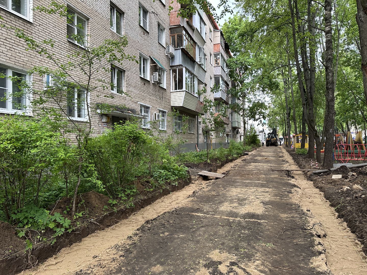 пушкино, благоустройство, детская площадка,