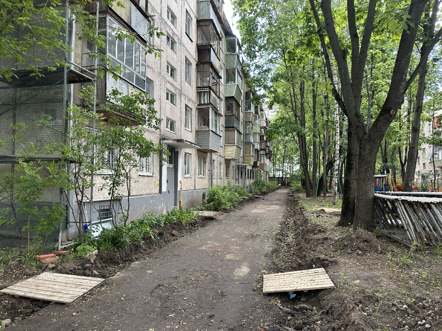 пушкино, благоустройство, детская площадка,