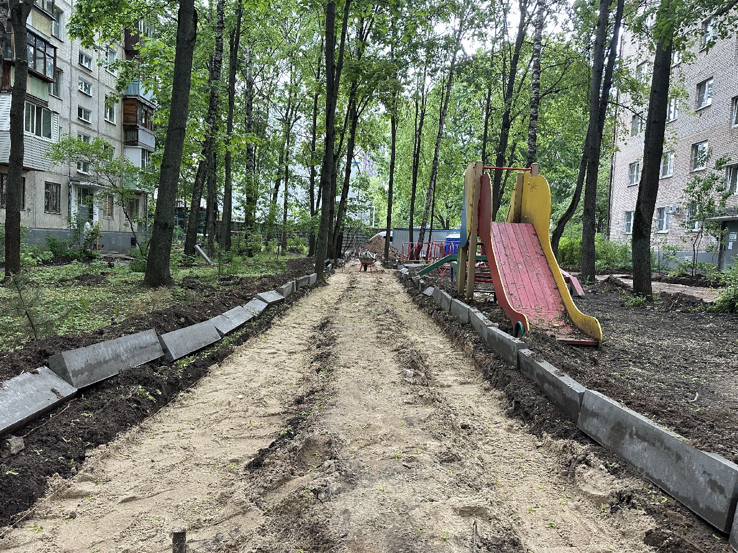 пушкино, благоустройство, детская площадка,