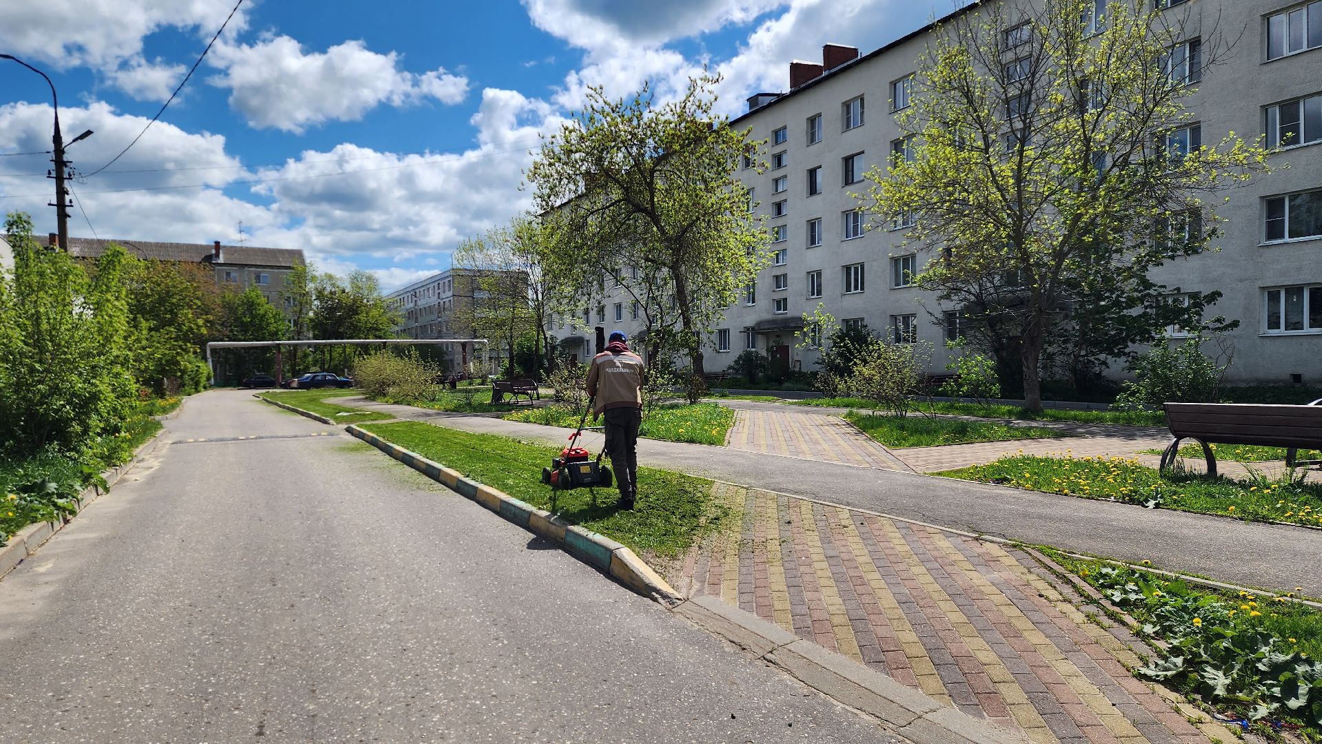 истра, благоустройство, окос травы,