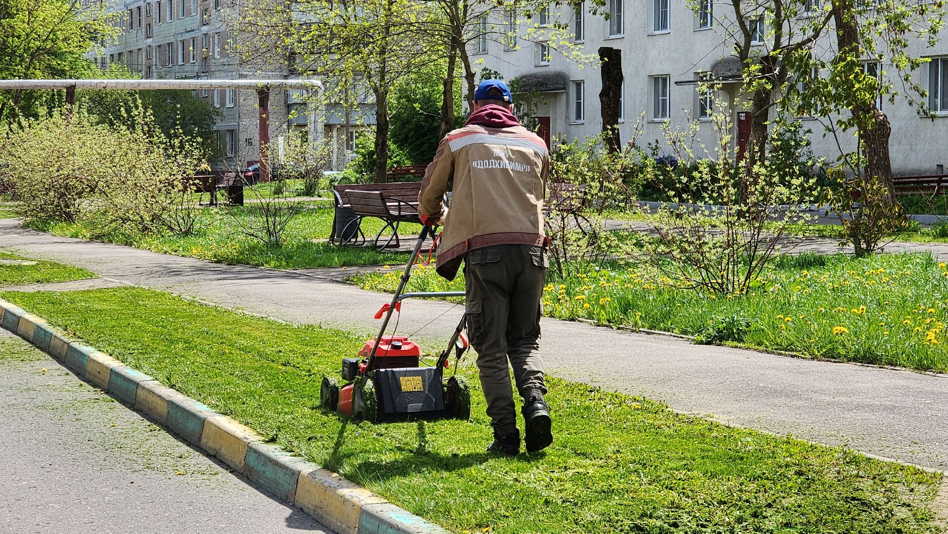 истра, благоустройство, окос травы,