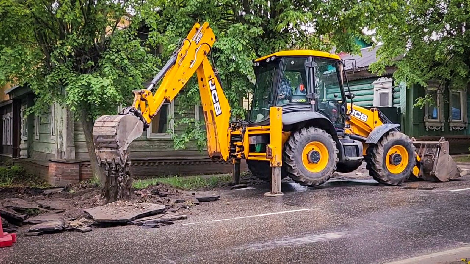бронницы, ремонт дороги , ремонт тротуара в Каширском переулке ,