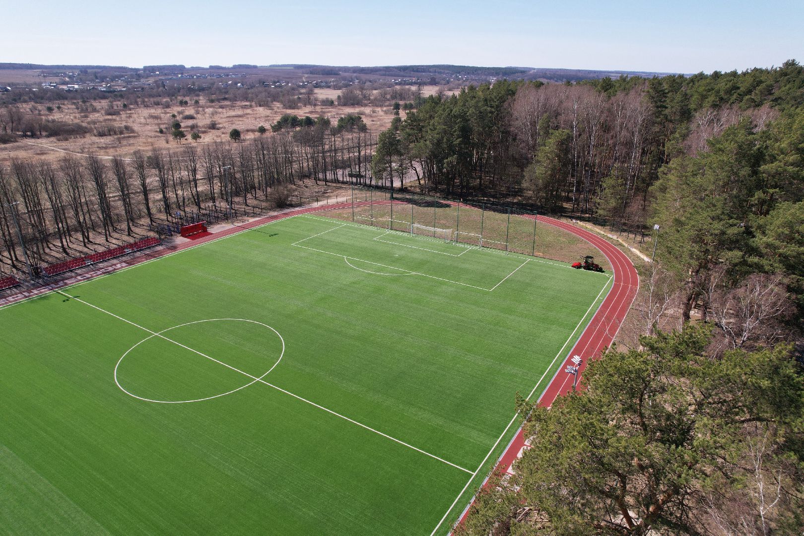 видео с коптера, стадион протва,