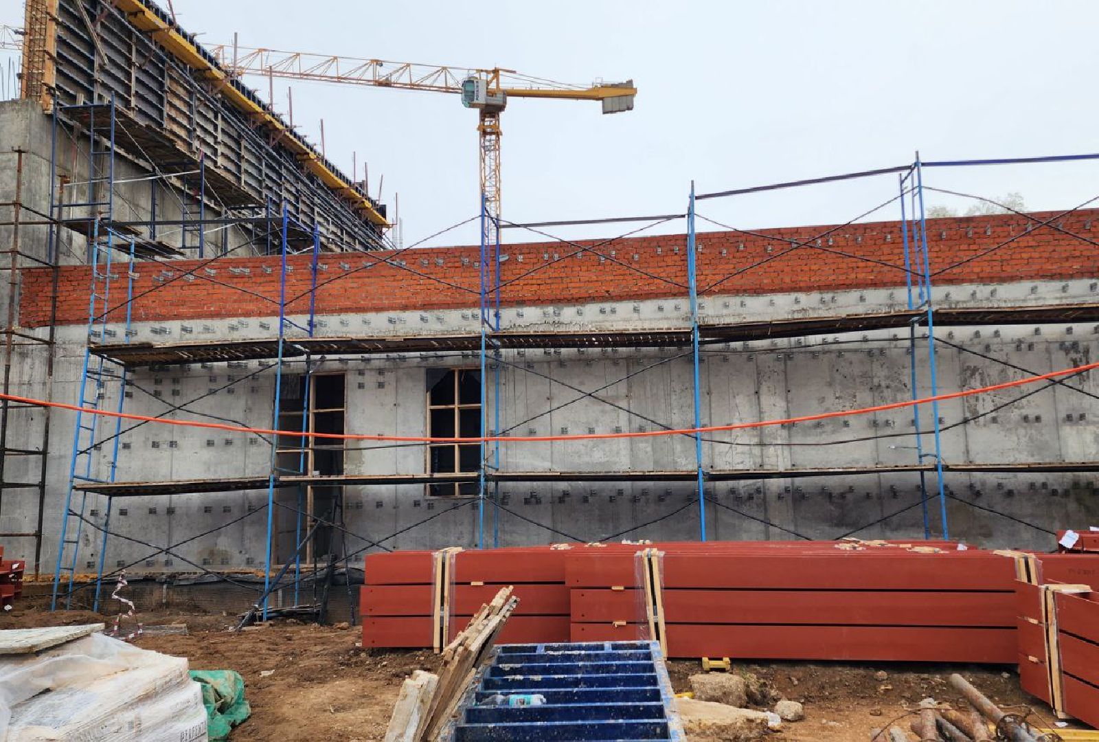 солнечногорск, пристройка, школа, ученики, работы,