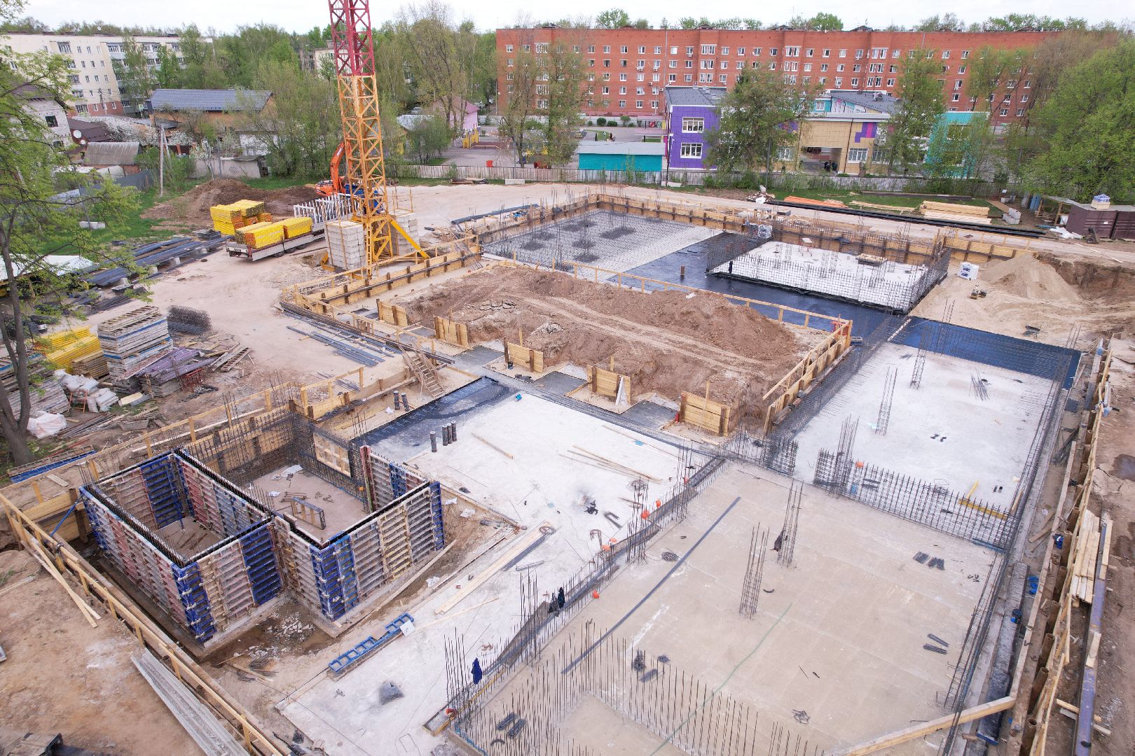 видео с коптера, Бронницкий лицей, образование в бронницах,