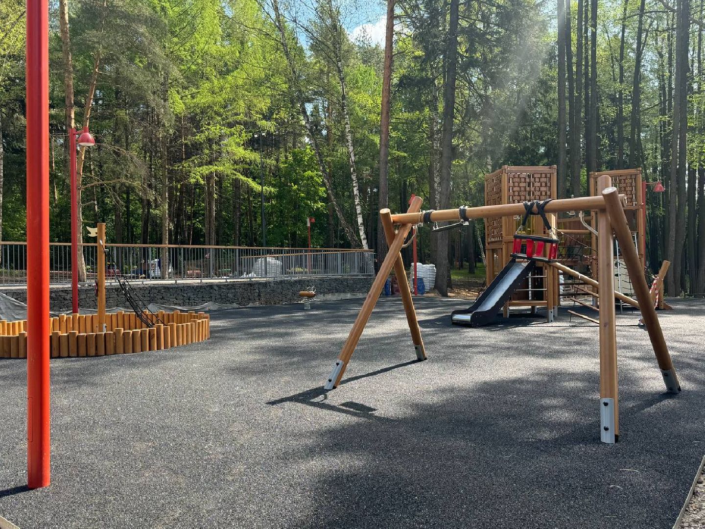 кучинский лесопарк, благоустройсво, первый этап,