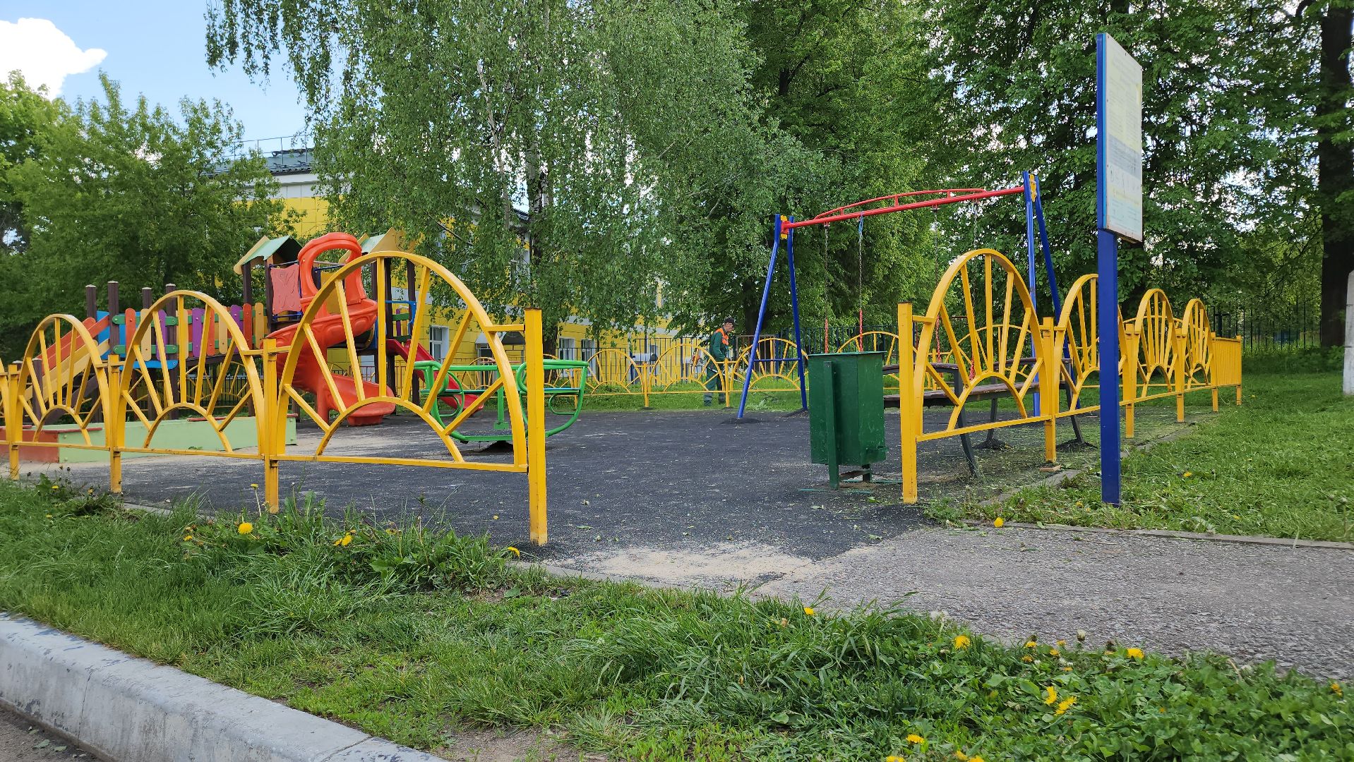 кашира, уборка, дворы, покос травы, покраска, жкх, управляющая компания,