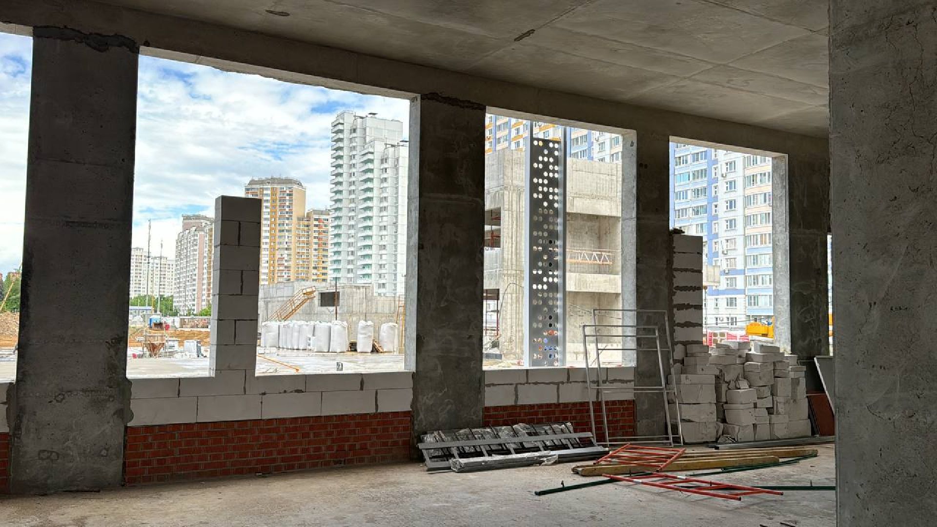 строительсво, больница, ольгино,