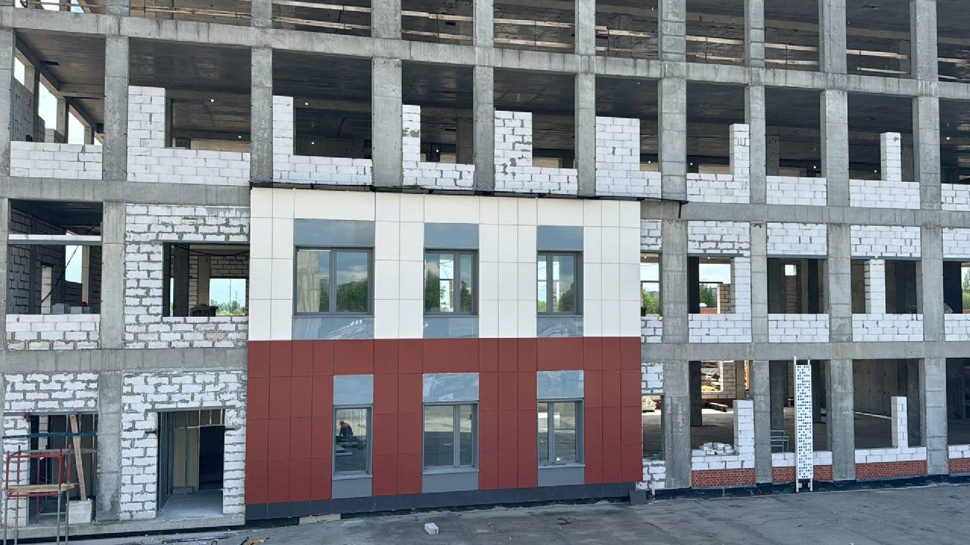 строительсво, больница, ольгино,