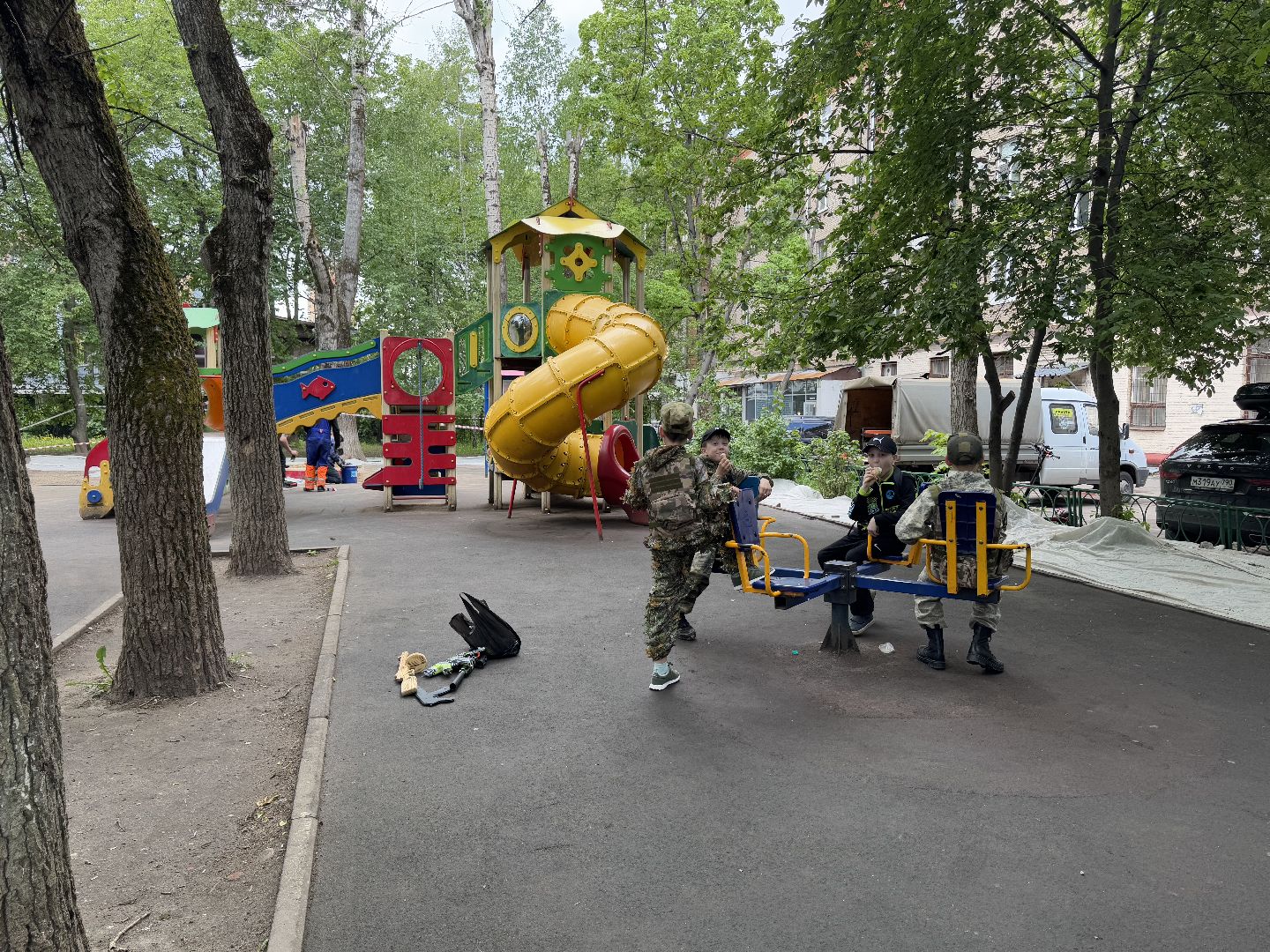 Балашиха, благоуйстройство, детская площадка , Микрорайон Дзержинского ,