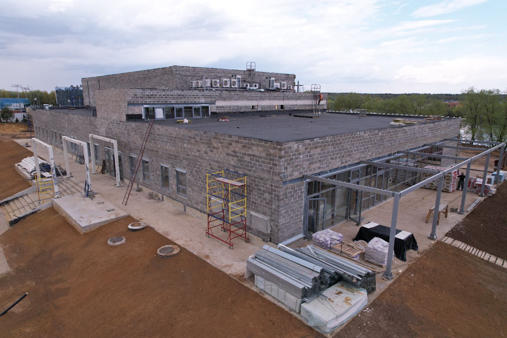 видео с коптера, фок в бронницах, спорт в бронницах,