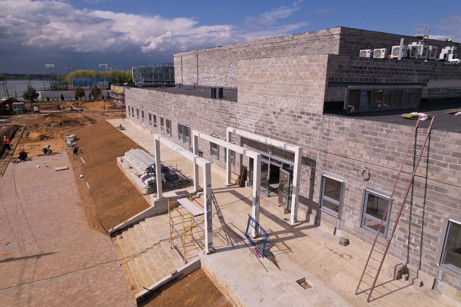 видео с коптера, фок в бронницах, спорт в бронницах,